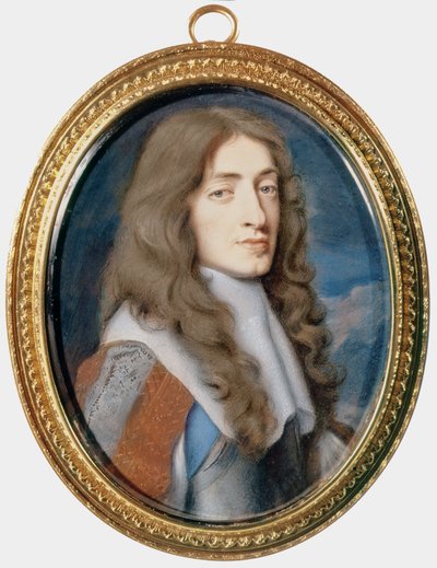 Miniatur von James II. als Herzog von York, 1661 von Samuel Cooper